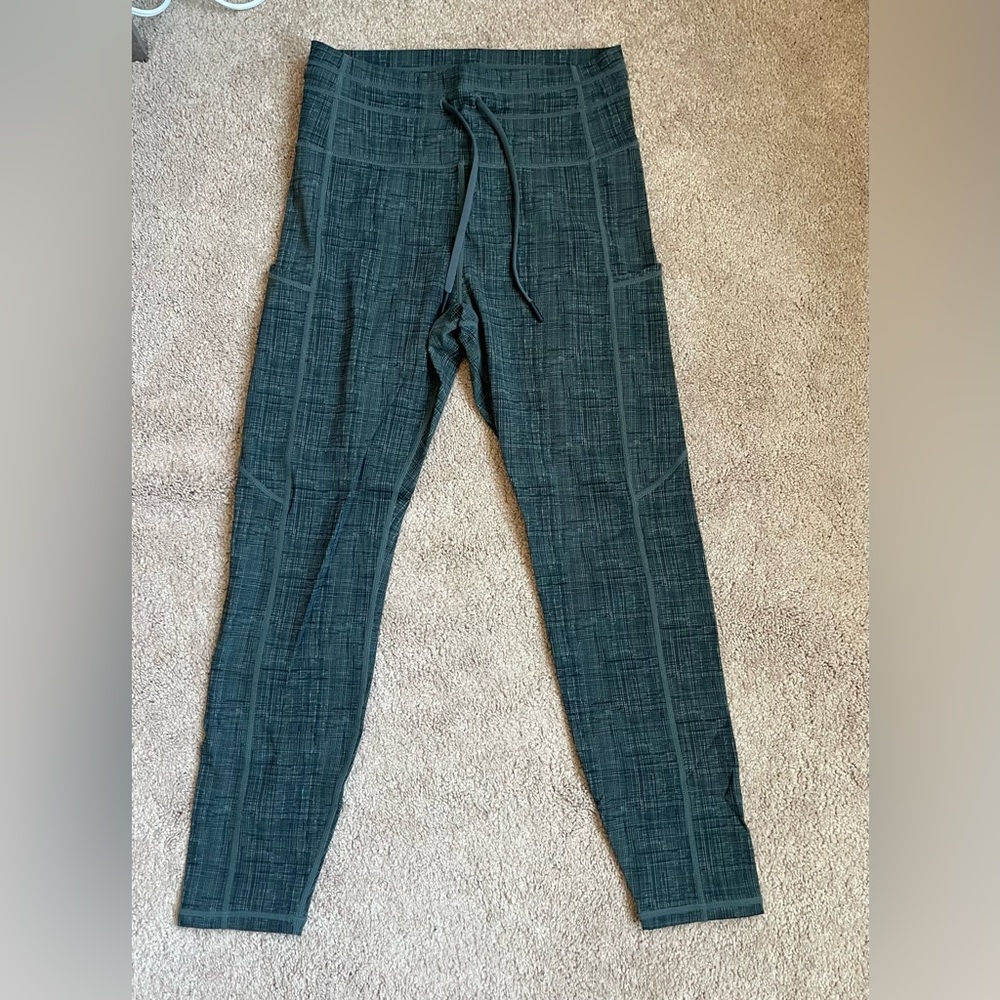 Zyia luxe drawstring pocket leggings